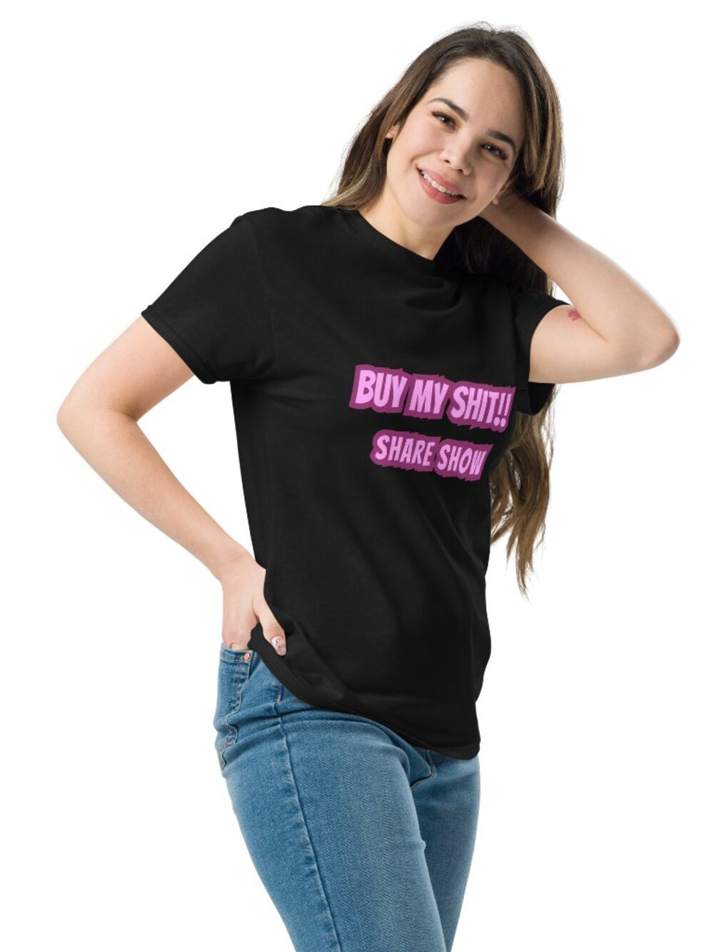 NWT - Sizes S to 3xl Buy My Sh*t Share Show Tee - Support the Struggle - Picture 4 of 7